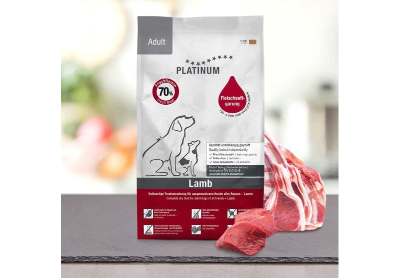 Platinum Adult Lamb & Rice 1,5kg crocchette cane