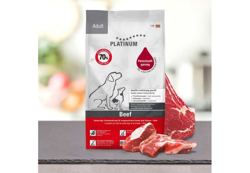 Platinum Adult Beef & Potato 5kg crocchette cane