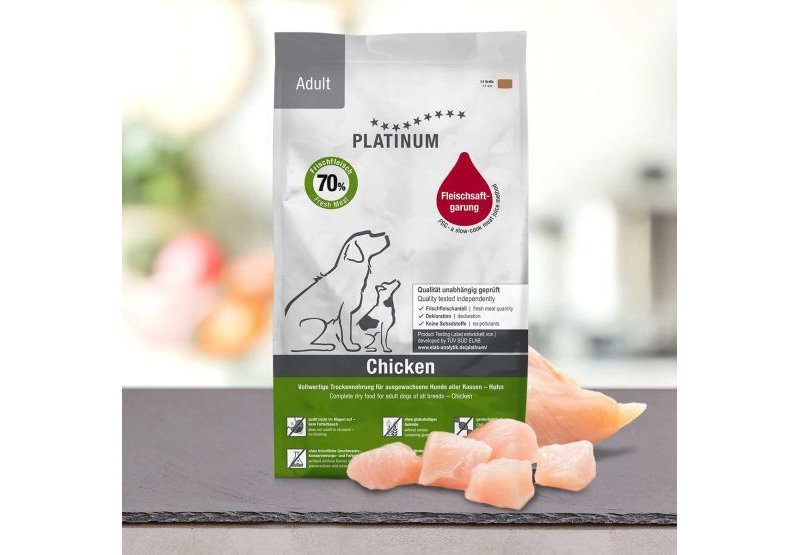 Platinum Adult Chicken 5kg crocchette cane