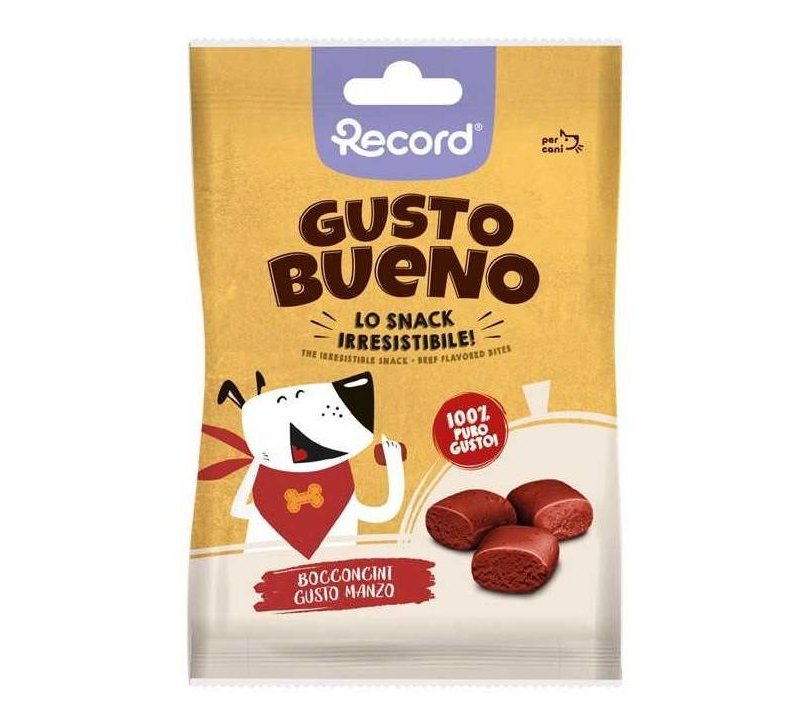 Gusto Bueno Bocconcini al Manzo 50g snack per cani
