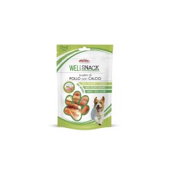 WelisnackInvoltini Pollo con Calcio 75g snack per cani