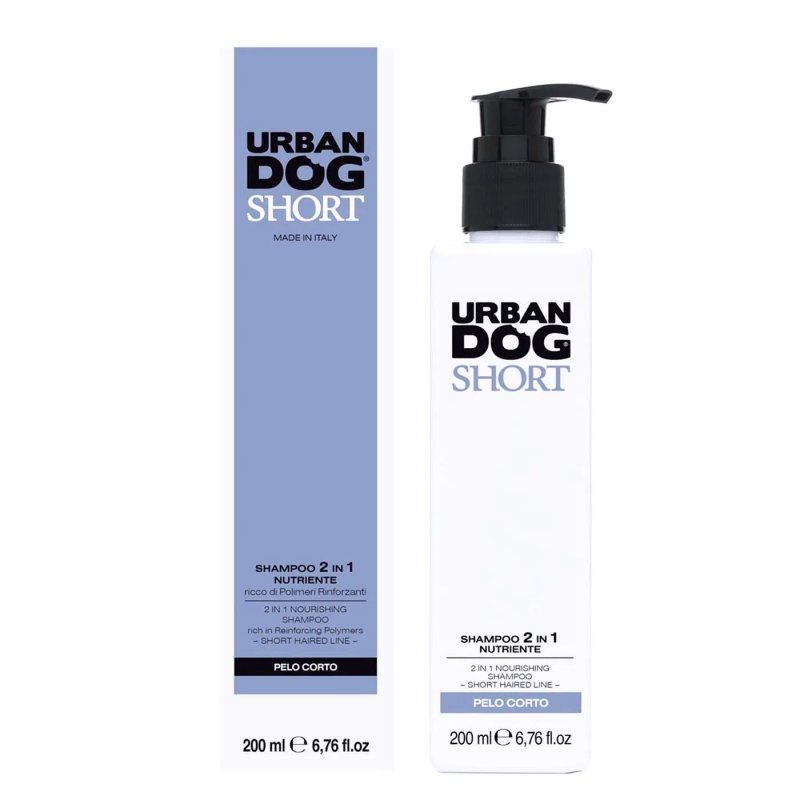 Urban Dog Short Shampoo 2 in 1 Nutriente pelo corto 200ml