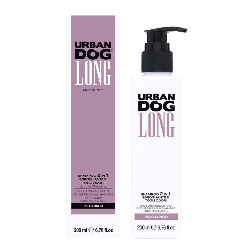 Urban Dog Long Shampoo 2 in 1 Sbrogliante pelo lungo 200ml
