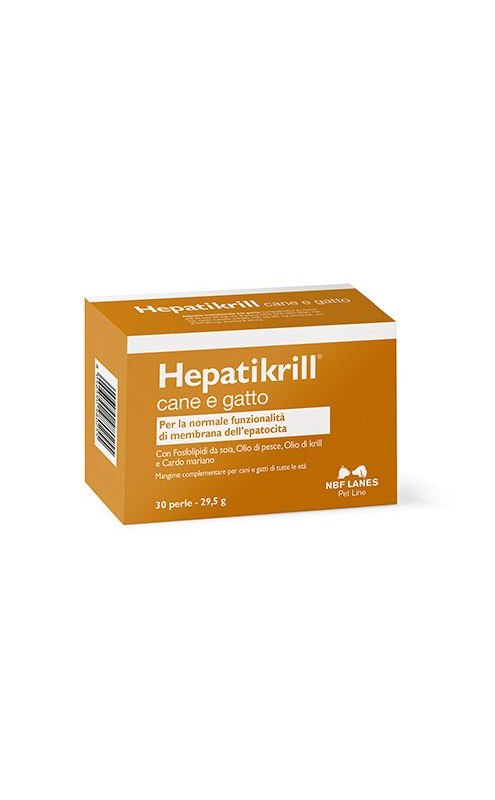 NBF Lanes Hepatikrill in perle per cane e gatto