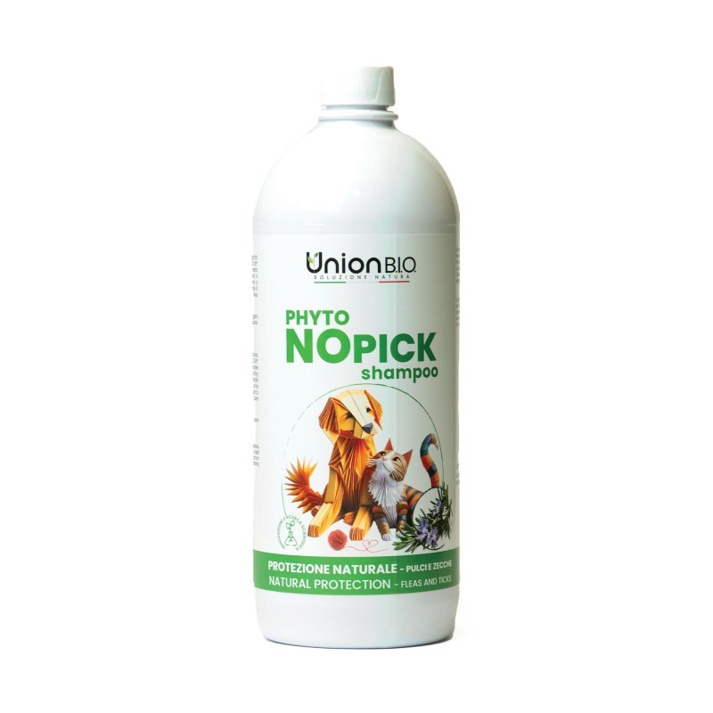 Union Bio Phytonopick Shampoo sgradito a pulci e zecche per cani e gatti