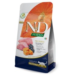 N&D Neutered Agnello, Zucca e Mirtillo 300g Grain Free crocchette gatto sterilizzato