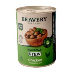 Bravery Stew Meatballs Chicken 415g polpette al pollo umido cane