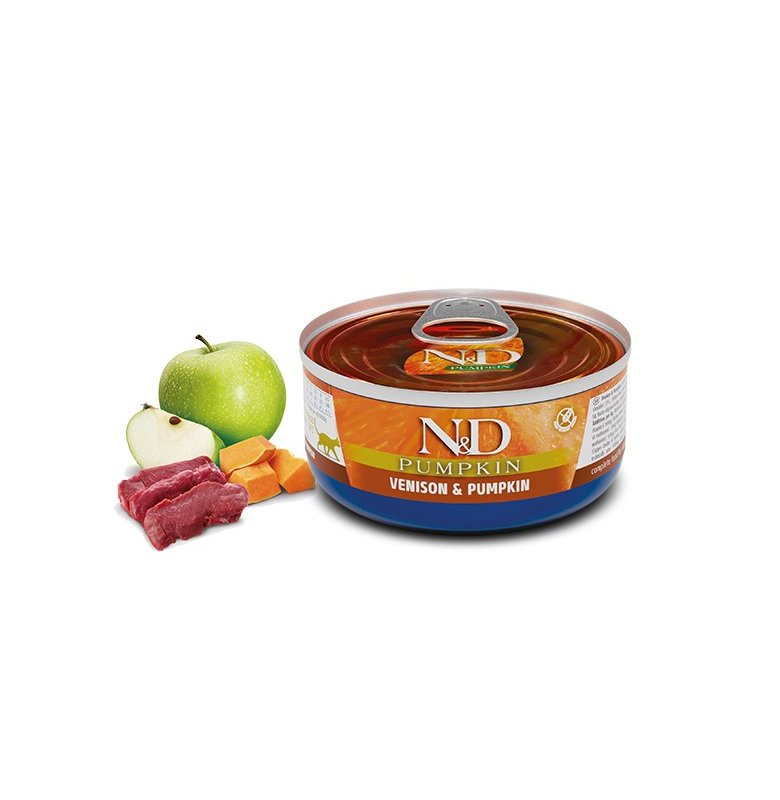 N&D Adult Cervo e Zucca 70g Grain Free umido gatto