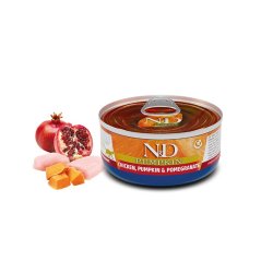 N&D Adult Pollo, Zucca e Melograno 70g Grain Free umido gatto