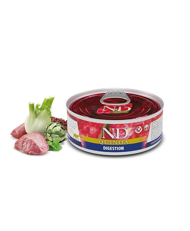 N&D Digestion Quinoa e Agnello 80g Grain Free umido gatto