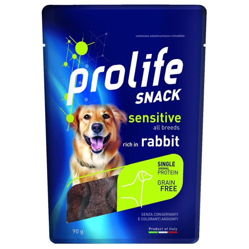 Prolife Snack Sensitive Rabbit 90g grain free al coniglio per cani