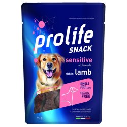 Prolife Snack Sensitive Lamb 90g grain free al agnello per cani