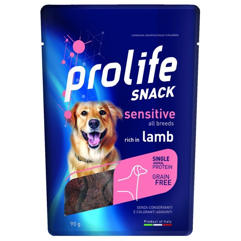 Prolife Snack Sensitive Lamb 90g grain free al agnello per cani