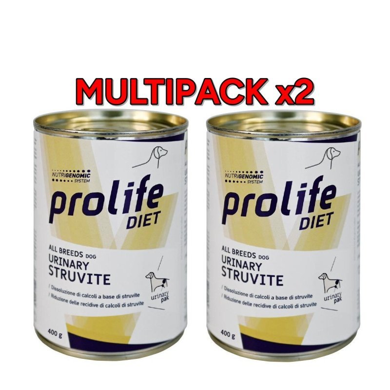 Prolife diet Urinary Struvite 6x 400g umido dietetico cane