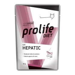 Prolife Diet cat Hepatic 85g dieta umido gatto