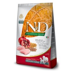 N&D Senior Pollo e Melograno Medium Maxi 2,5kg ancestral crocchette cane