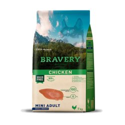 Bravery Adult Chicken Mini 7kg crocchette cane grain free
