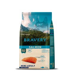 Bravery Adult Salmon Mini 2kg crocchette cane grain free