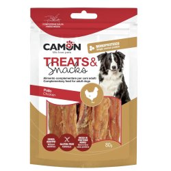 Camon Snack Strisce di pollo essiccate 80g snack per cane