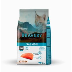 Bravery Kitten Salmon crocchette gattini grain free