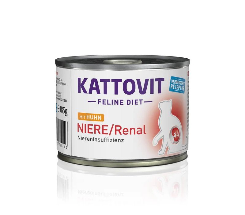 Kattovit Renal Pollo e riso 185g umido dietetico gatto feline diet