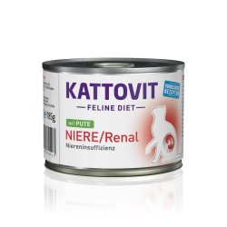Kattovit Renal Tacchino e riso 185g umido dietetico gatto feline diet
