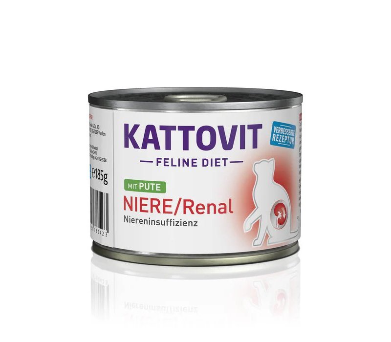 Kattovit Renal Tacchino e riso 185g umido dietetico gatto feline diet