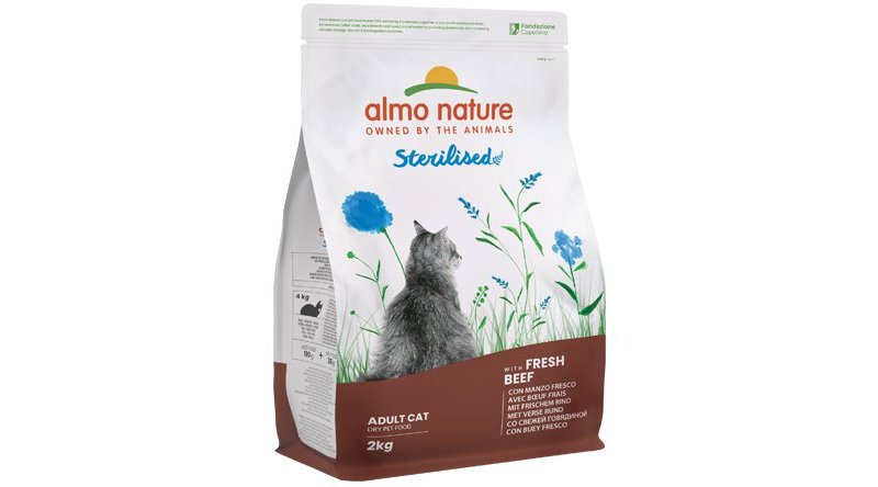 Almo Nature Life Maintenance Sterilised Manzo 2kg crocchette gatto