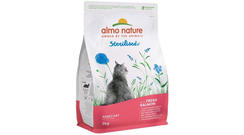 Almo Nature Life Maintenance Sterilised Salmone 2kg crocchette gatto