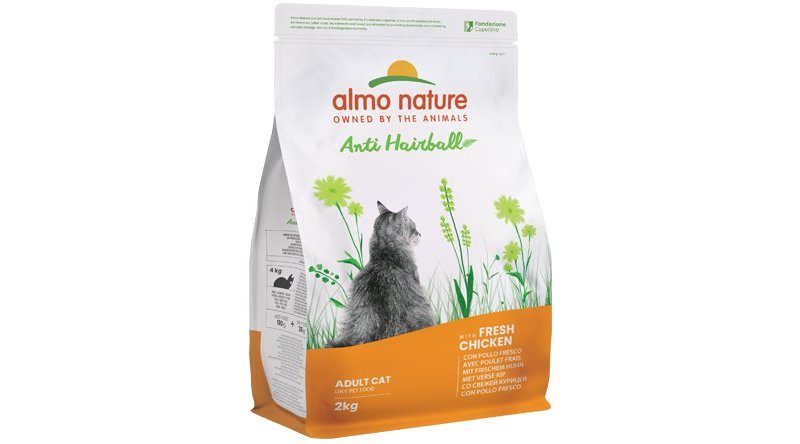 Almo Nature Life Maintenance Anti Hairball Pollo 2kg crocchette gatto