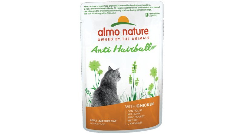 Almo Nature Holistic Functional anti Hairball con Pollo 70g umido gatto