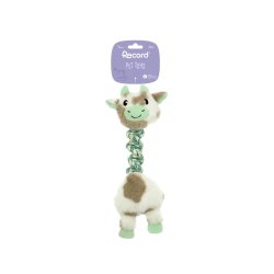 Record Elastic Friends Mucca gioco interattivo per cani