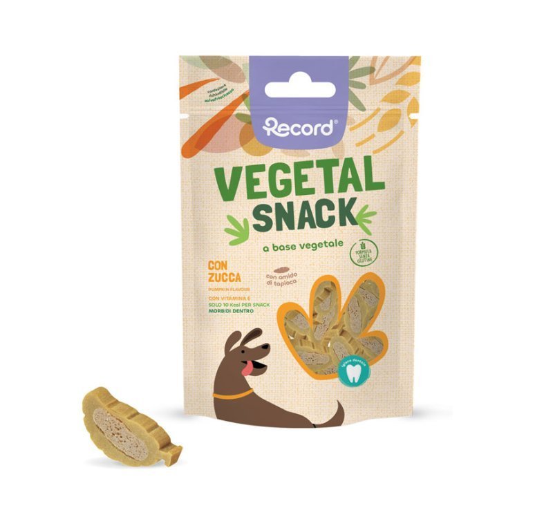 Record Vegetal Snack con Zucca 75 g per cani