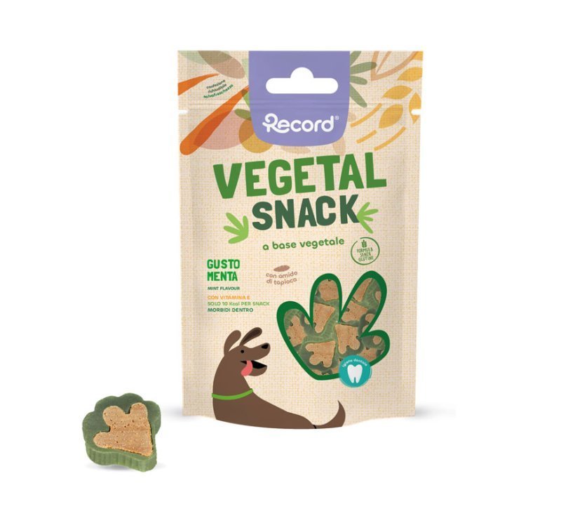 Record Vegetal Snack con Menta 75 g per cani