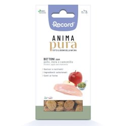 Anima Pura Bottoni Pollo Mela e Camomilla 100 g snack per cani