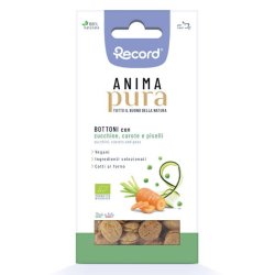 Anima Pura Bottoni Zucchine Carote e Piselli 100 g snack per cani