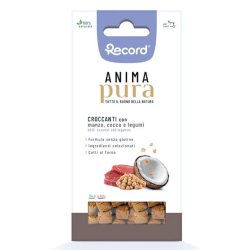 Anima Pura Croccanti Manzo Cocco e Legumi 100g snack per cani