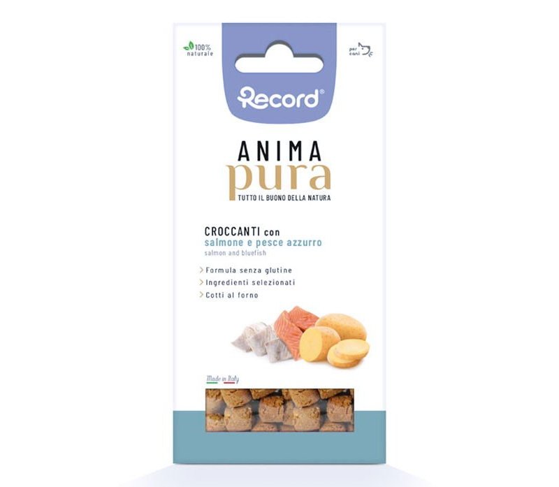 Anima Pura Croccanti Salmone e Pesce Azzurro 100g snack per cani