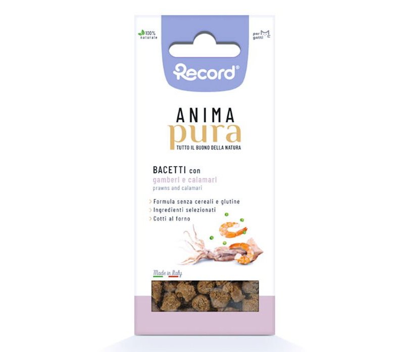 Anima Pura Bacetti Gamberi e Calamari 45g snack per gatti