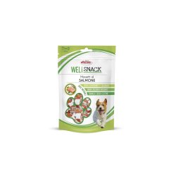 WeliSnack Morsetti di Salmone 75g snack per cani