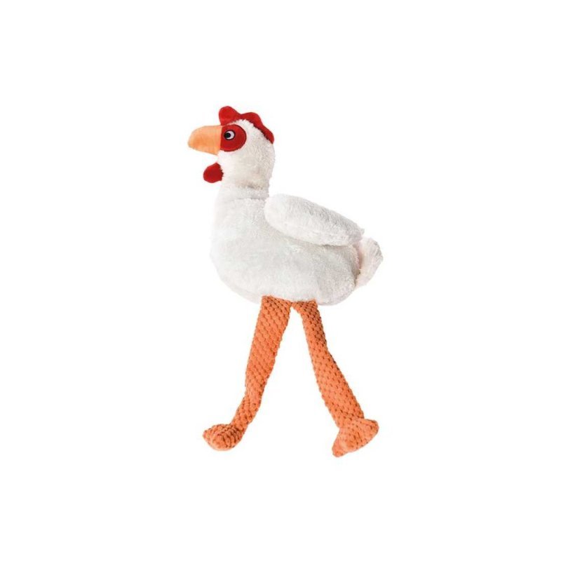 Record Plushy Gallina peluche per cani con squeaker