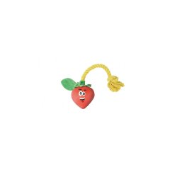 Record Veggy Toy Fragola gioco per cani in lattice con squeak