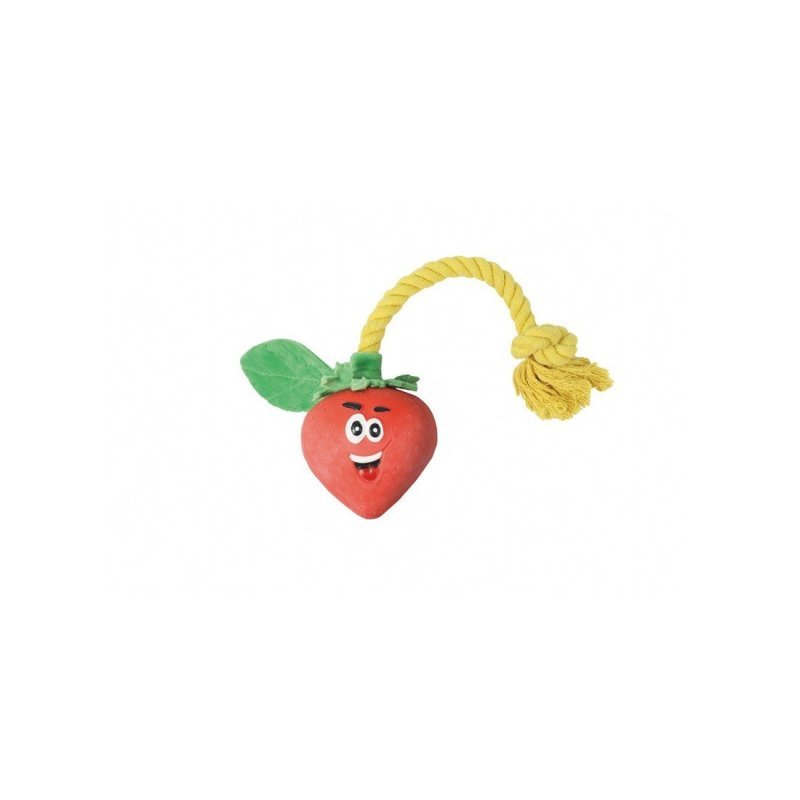 Record Veggy Toy Fragola gioco per cani in lattice con squeak