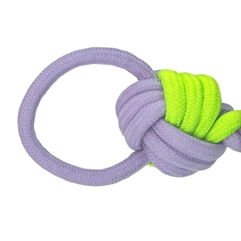 Record Cotton Fluo Doppio Nodo gioco da mordere per cani