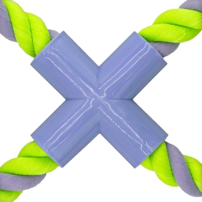 Record Cotton Fluo Otto con Palla gioco da mordere per cani