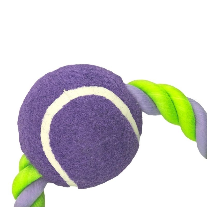 Record Cotton Fluo Otto con Palla gioco da mordere per cani