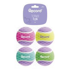 Record Multipack Palline Tennis Fun 4pz per cani