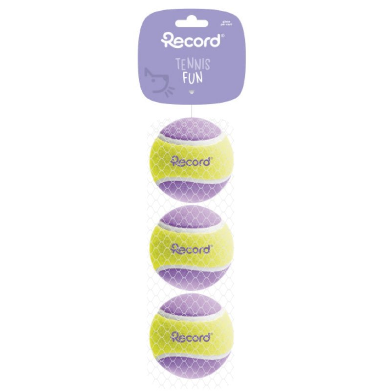 Record Multipack Palline Tennis Fun 3pz per cani - AquaZooMania Shop