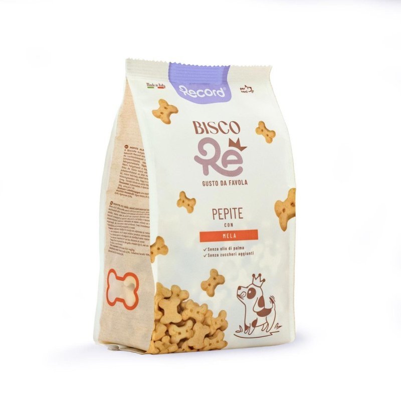 Record BiscoRe Pepite alla Mela 400g biscotti per cani