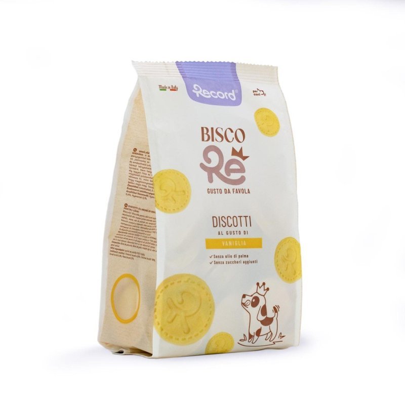 Record BiscoRe Discotti alla Vaniglia 400g biscotti per cani